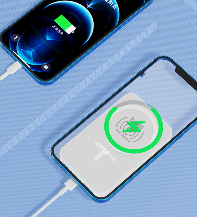 Batterie Externe Magnétique Sans Fil Budi 10000mAh – Charge Rapide 20W