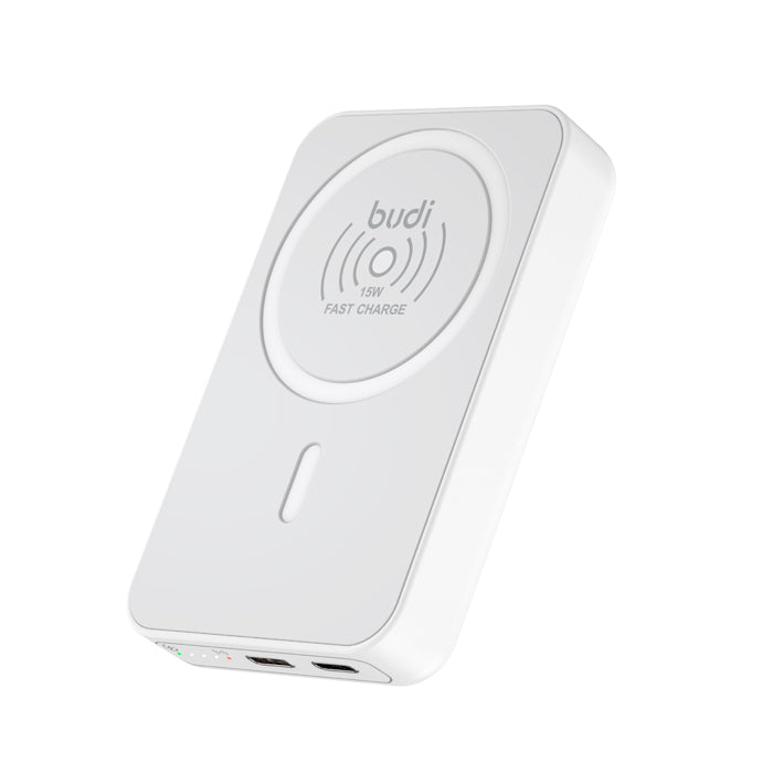 Batterie Externe Magnétique Sans Fil Budi 10000mAh – Charge Rapide 20W