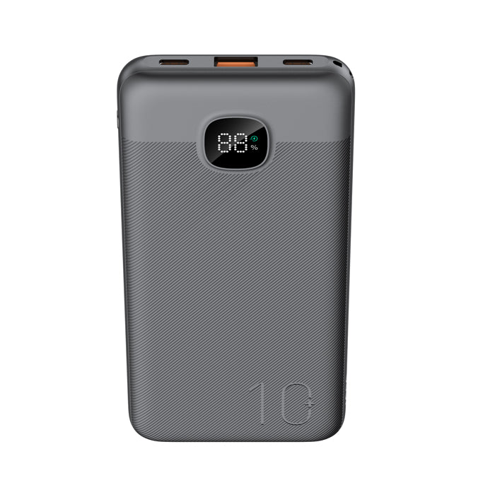 Batterie externe Budi 10000mAh avec écran LED et charge rapide 22,5W