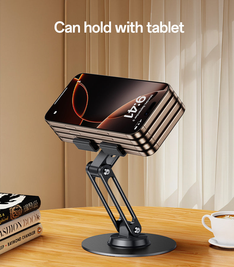 Support de Bureau Yesido Rotation 360° pour Téléphone et Tablette – Aluminium